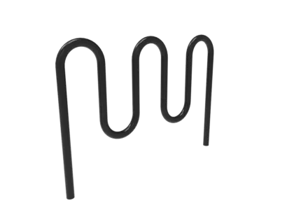 black bike rack