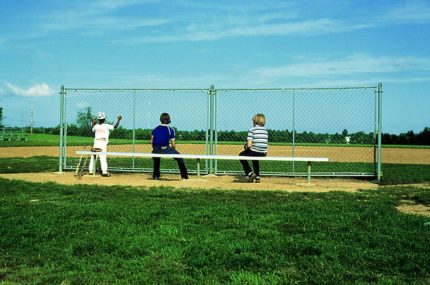 bench for baseball field