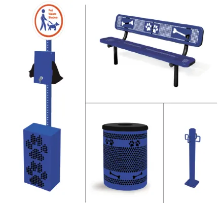 blue-dog-park-trash-and-bench