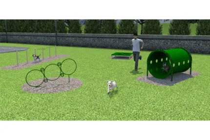dog-park-simulation-green