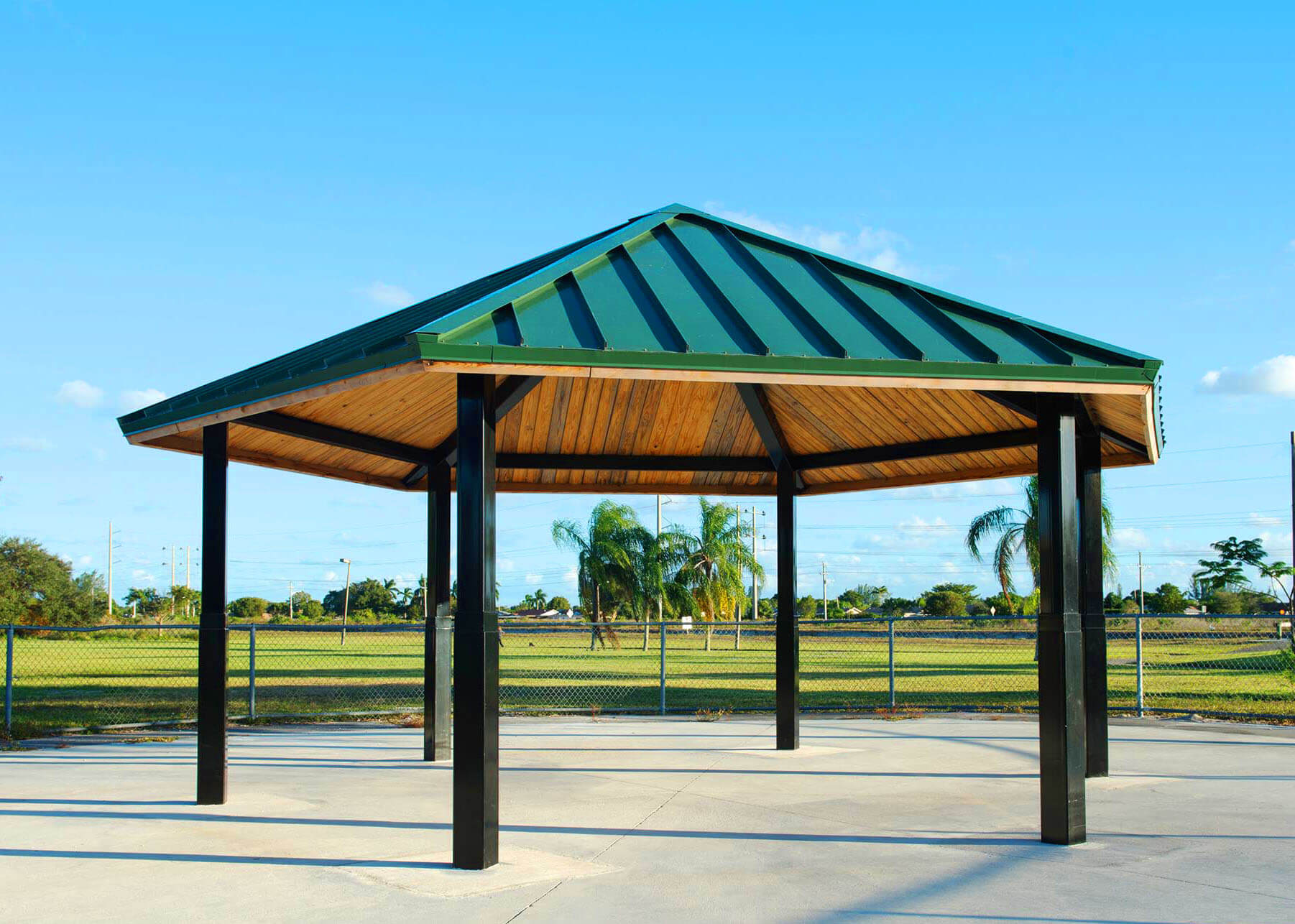 Commercial Metal Shade Structures & Shelters | Adventure Playground