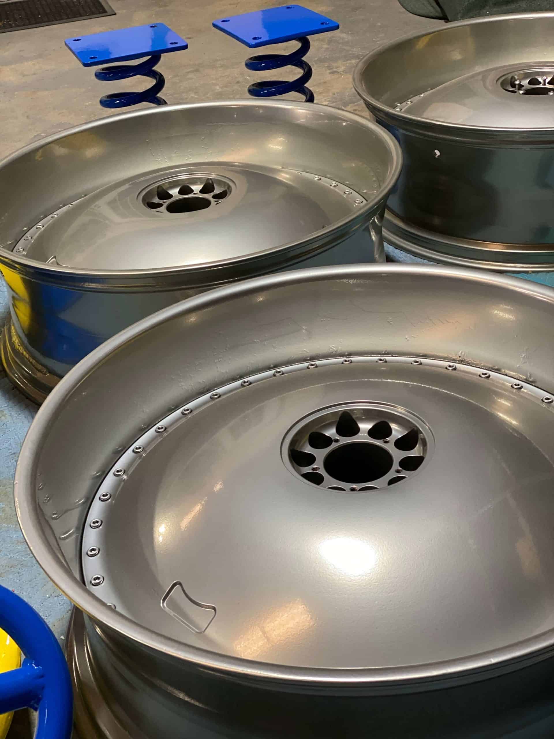 wheels powder coated