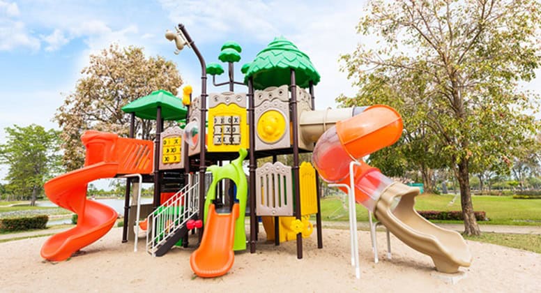 Colorful playground